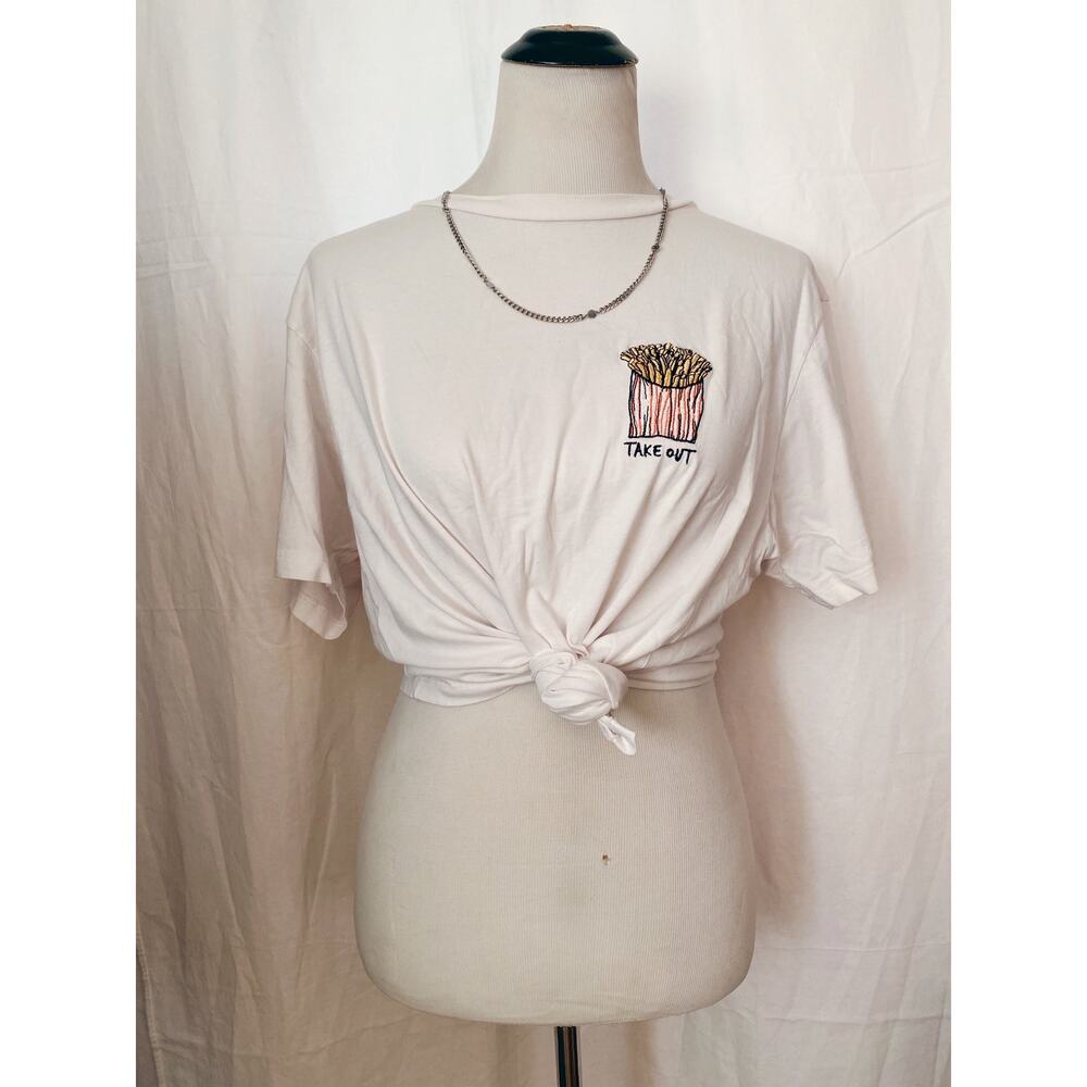 URBAN OUTFITTERS white embroidered